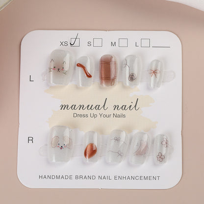 Artisanal Press-On Nail Set Brehn