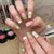 3D Floral Art Press-On Nail Set Brehn