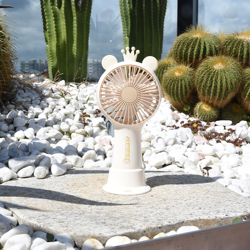 Damen Tragbarer Mini-Ventilator mit lustigem Tierdesign Brehn