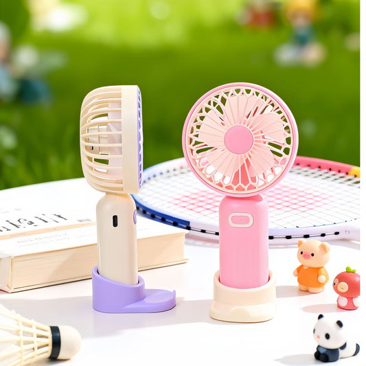 Damen Tragbarer Mini-Ventilator mit integriertem Ständer Brehn