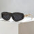 Damen Glamouröse Sonnenbrille mit verziertem Rahmen Brehn