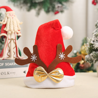 Festlicher Weihnachtsmann-Hut mit Rentierohren Brehn