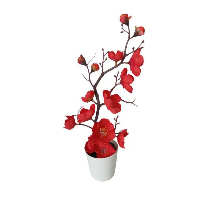 Lebensechte blühende künstliche Orchideenarrangement