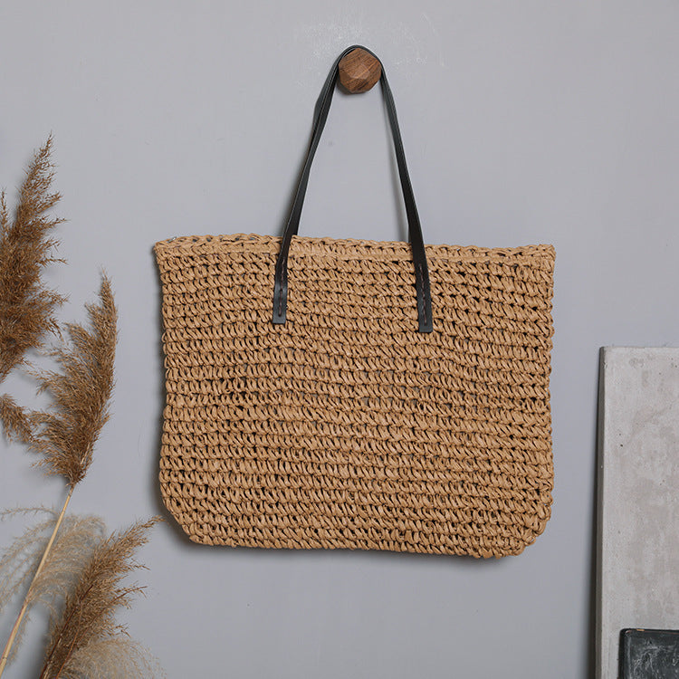 Handgefertigte Strandtasche mit Starker Struktur Brehn