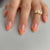 Floral Press-On Nail Set mit eleganten Designelementen Brehn