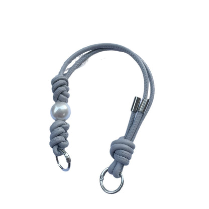Eleganter geknoteter Leder-Schlüsselanhänger Halter Brehn