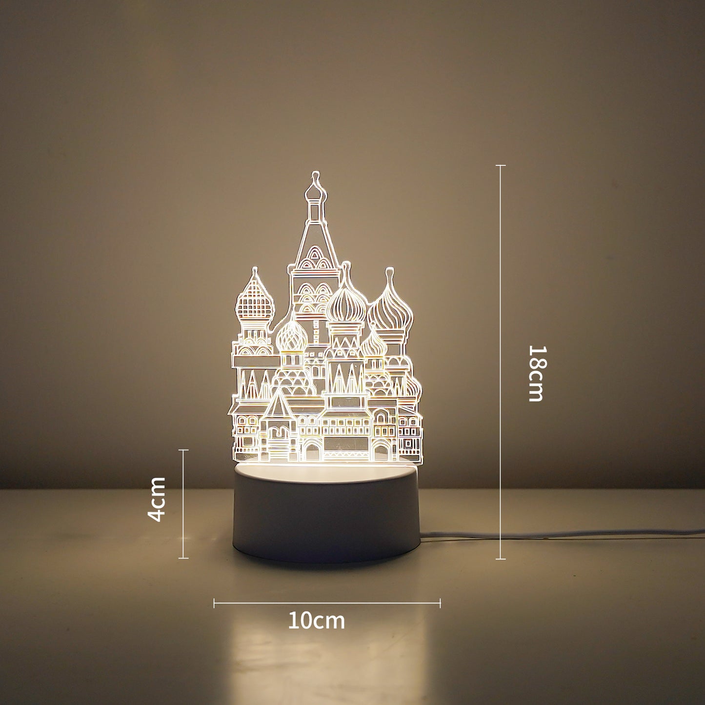 LED Tiger Figur Dekorative Lampe