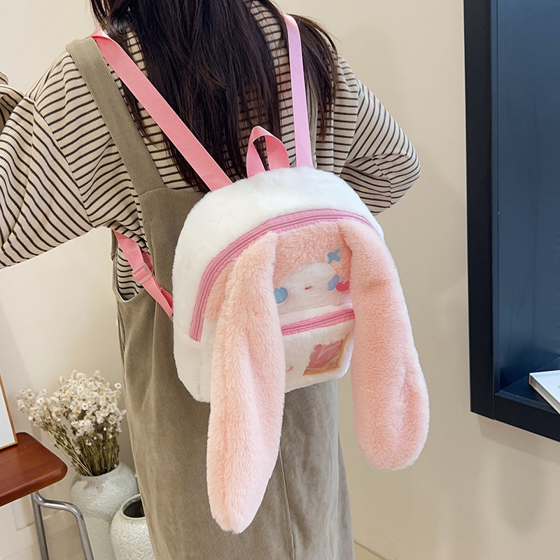Plüsch Rucksack Im Niedlichen Hasendesign Brehn