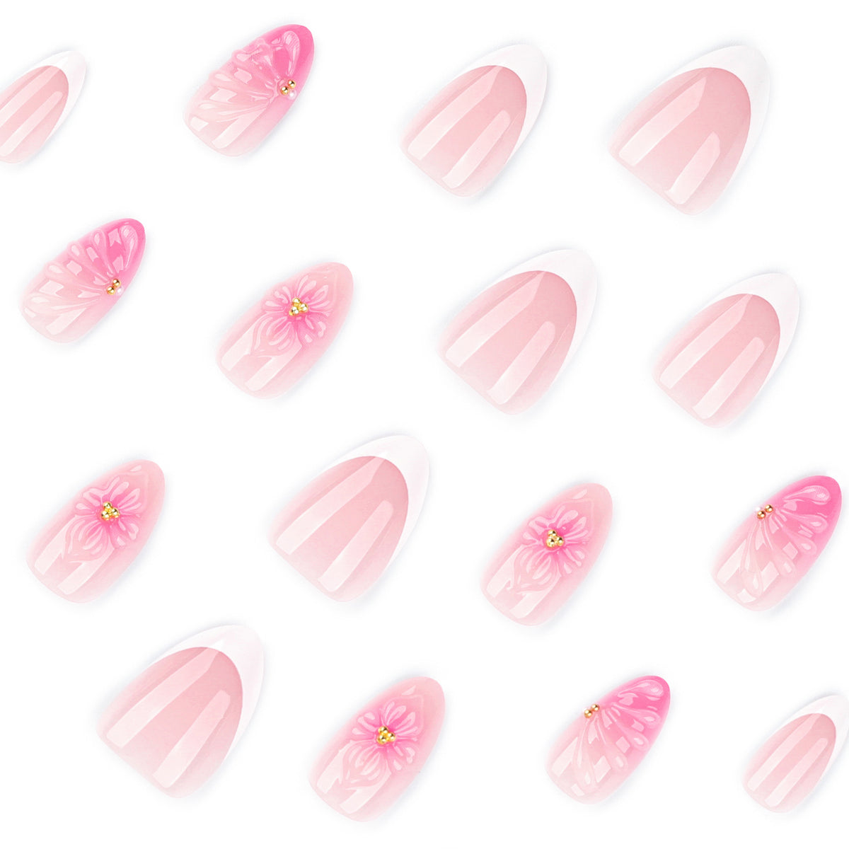 Überragende Nagelkunst mit luxuriösen Blüten- und Muschel-Designs Brehn
