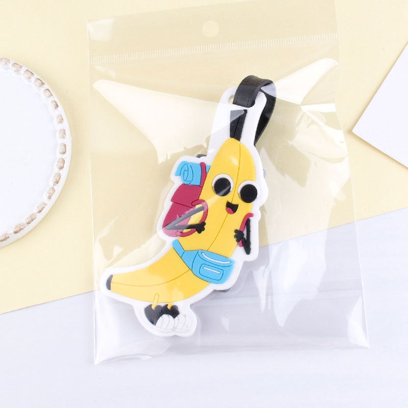Spaßige Bananenfiguren-Gepäckanhänger Brehn