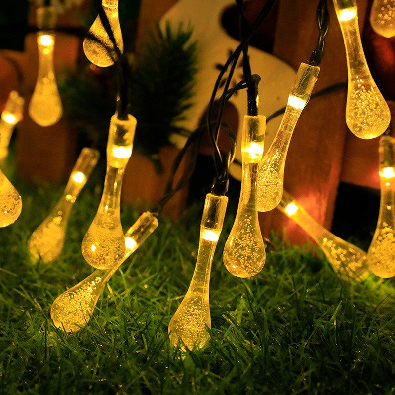 Globe LED Lichterkette mit wasserdichtem Kupferdraht und strukturierten klaren Glühbirnen Brehn