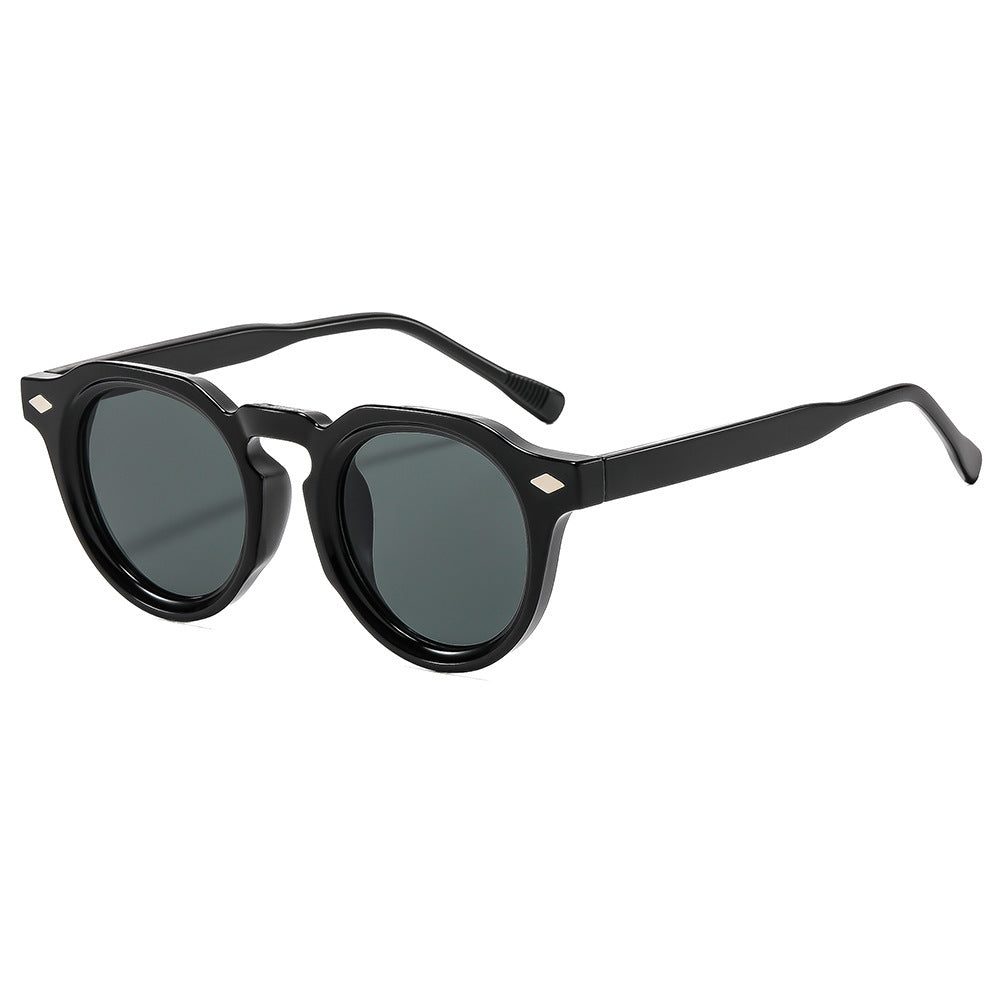 Retro-inspirierte runde Rahmen Sonnenbrille Brehn