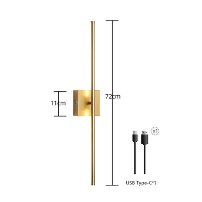 Minimalistische LED-Wandlampe