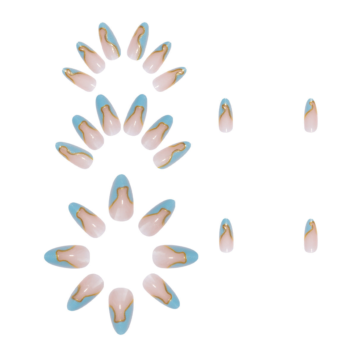 Elegante Kunstnagelspitzen mit stilvollem Design Brehn