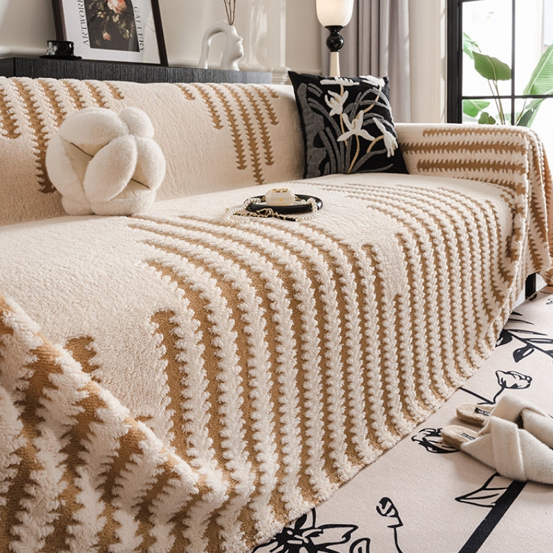 Homely Plush Sofa Gemütlich Anti-Kratzer Vollabdeckung Couchbezug | Brehn