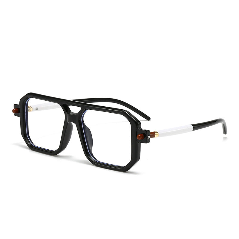 Damen oversized rechteckige Brille Brehn