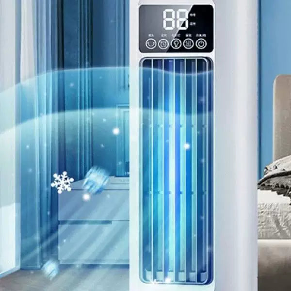 Unisex Einheitsgröße schlanker oszillierender Turmventilator mit verstellbaren richtungsweisenden Lamellen flüsterleiser DC-Motor Brehn