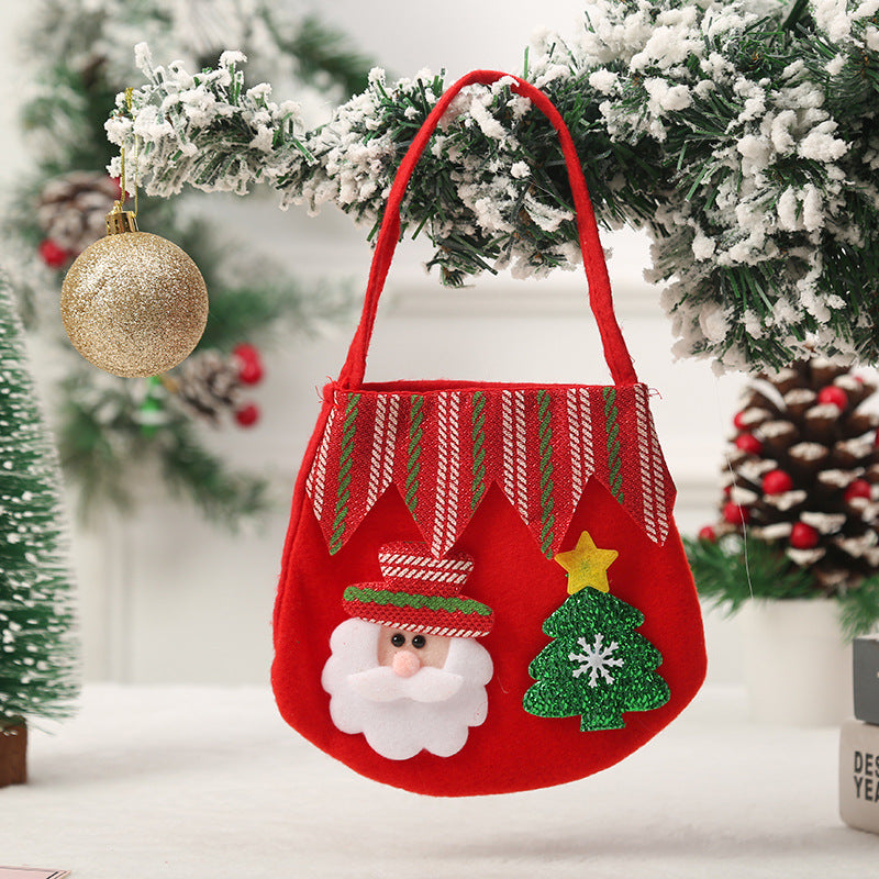 Niedlicher Weihnachtsgnom mit Geschenkesack Brehn
