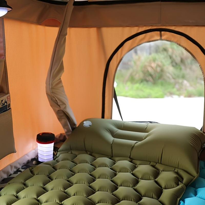 Aufblasbare Komfort-Campingmatte Mit Ergonomischen Luftkissen Brehn