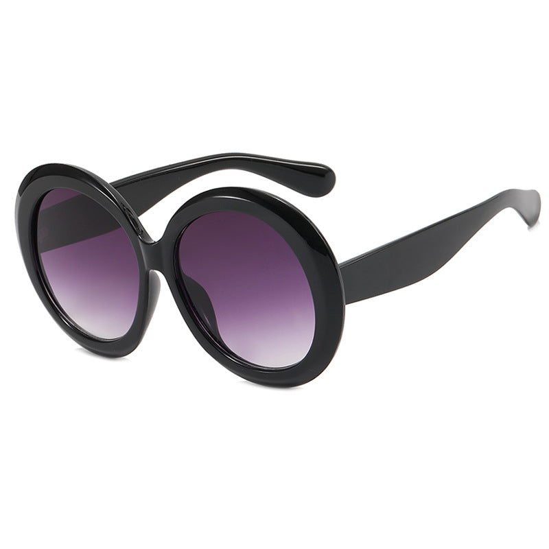 Damen modische Sonnenbrille mit großem Rahmen und UV-Schutz Brehn