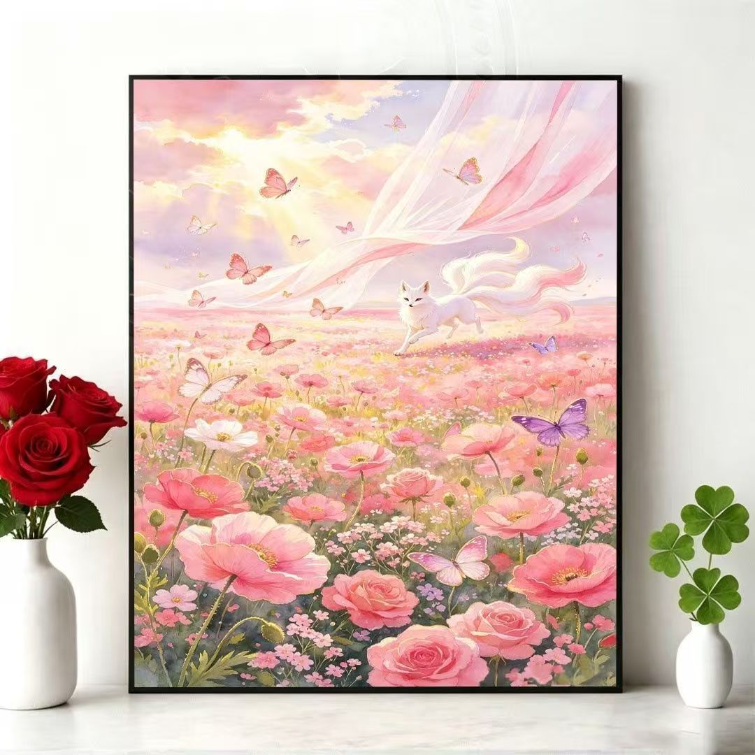 Träumende Blumenfantasie Wandkunst Brehn