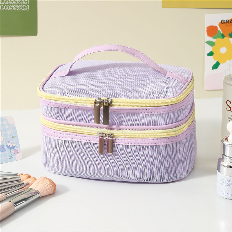 Dual Compartment Makeup Organizer Case Brehn