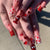 Luxus Press-On Nail Set mit glamourösen Herz- und Glitzerdesigns Brehn