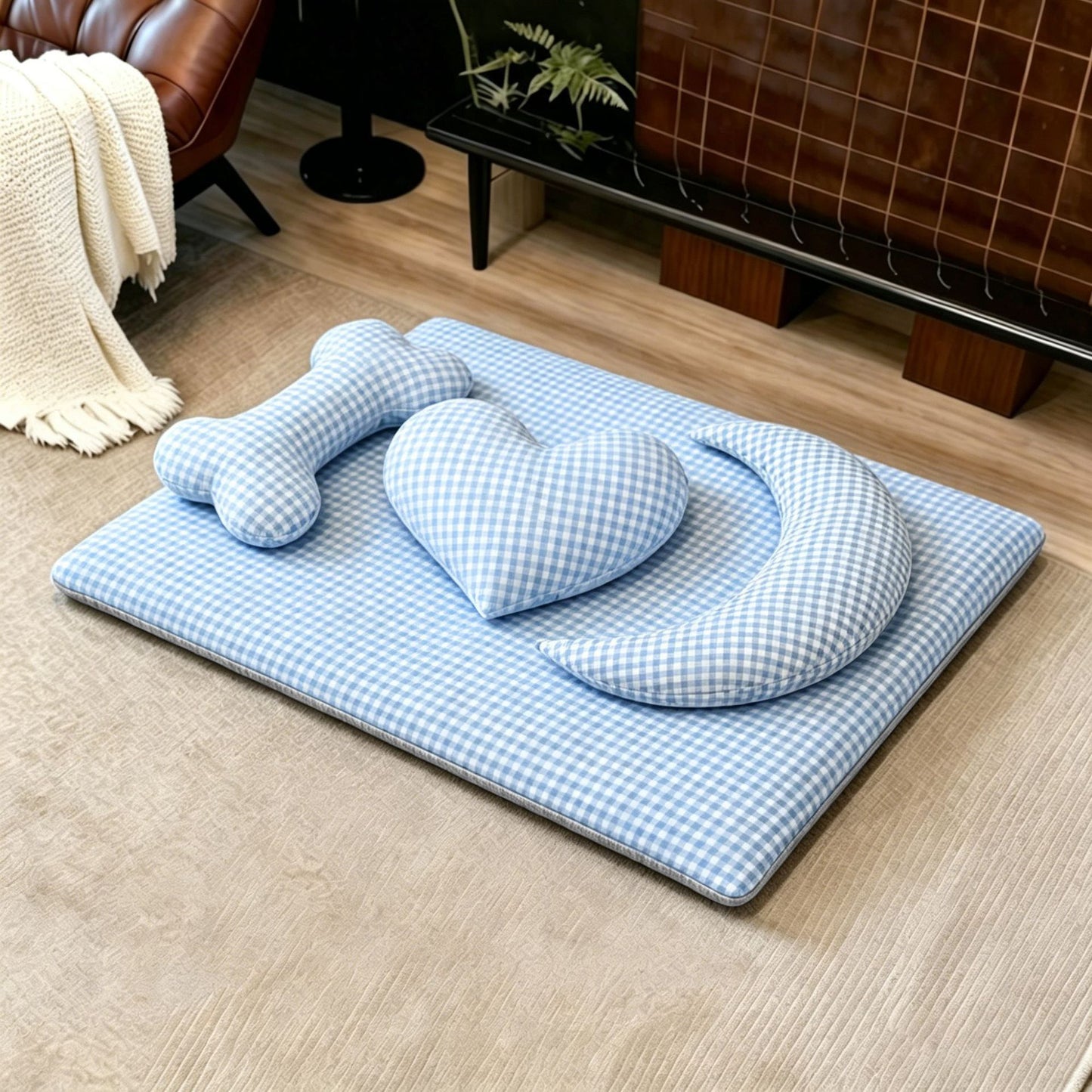 Damen Luxus-Katzenbett mit ergonomischen Kissen Brehn