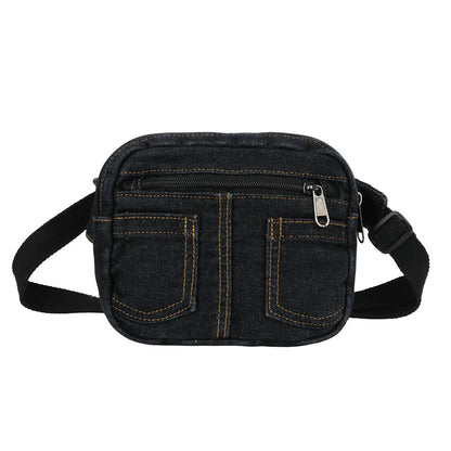 Komfortable Denim Umhängetasche Brehn