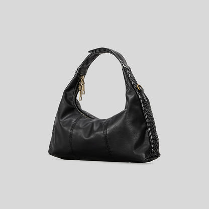 Geflochtene Handheld-Ledertasche