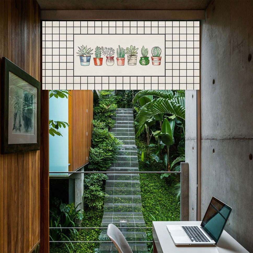 Illustrierte Panda-Familie Leinwand Wandkunst für das Kinderzimmer