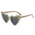 Herzförmige Sonnenbrille