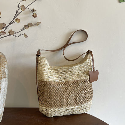 Gewebte Strohtasche