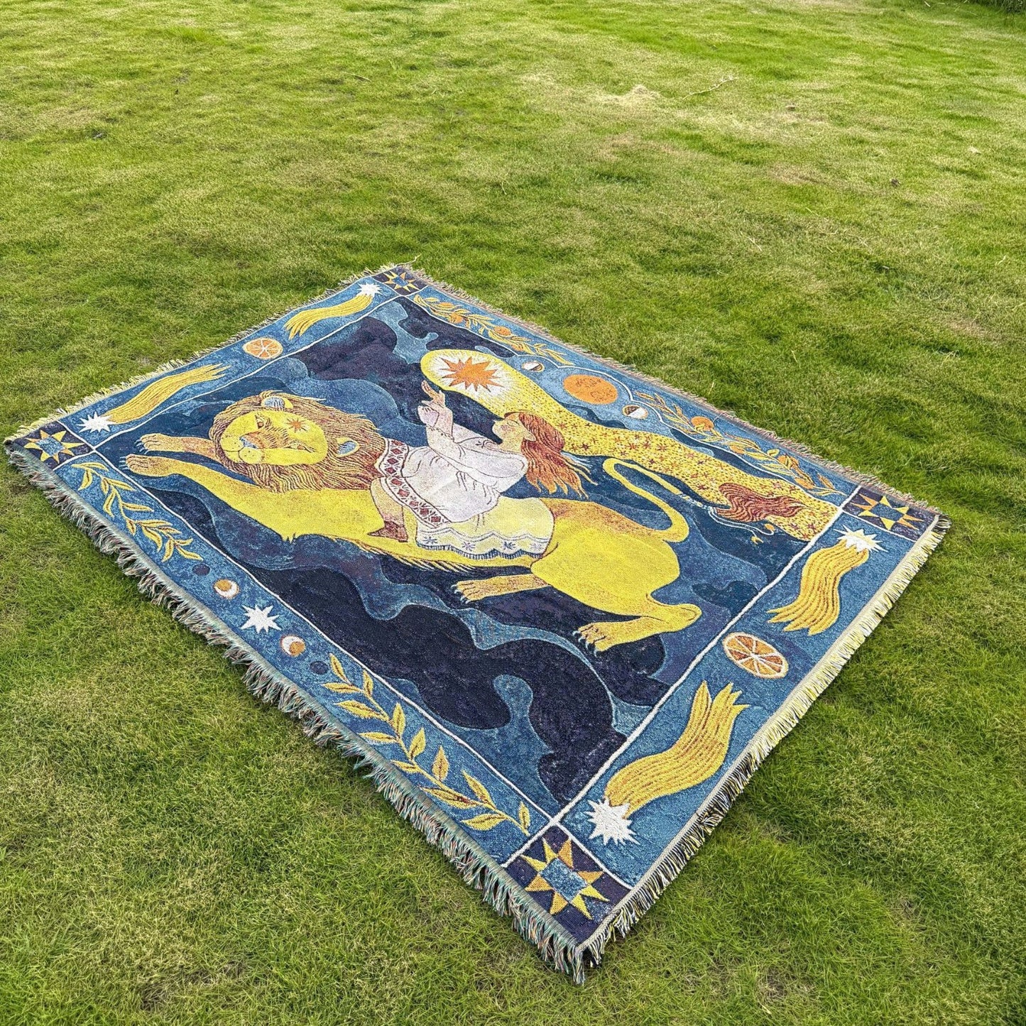 Künstlerische mythologische Szene Tagesdecke