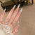 Glamouröse lange Stiletto-Nagelspitzen Brehn