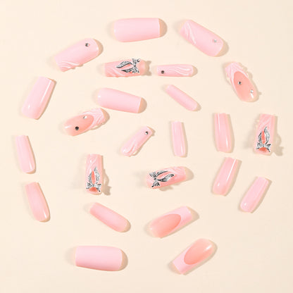 Elegante dekorative 3D-Nagelkunstverlängerungen Brehn