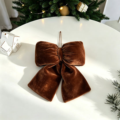 Dekorative Plaid Stoff Schleifen Ornament