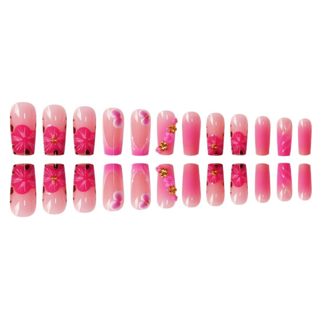 Florales Designer-Acryl-Nagelkunst Brehn