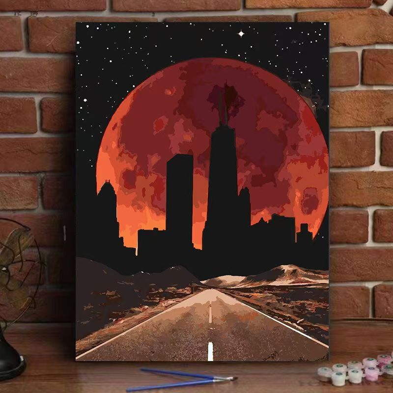 Cosmic Landscape Leinwandkunst Brehn