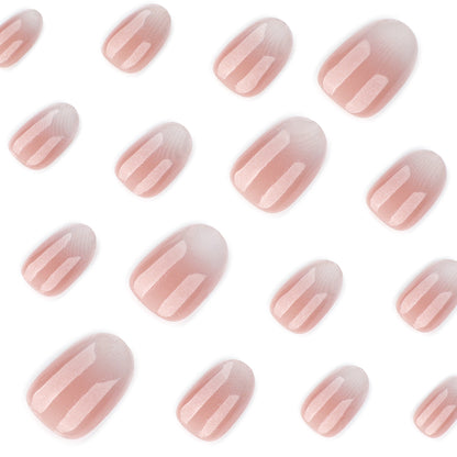 Luxuriöse Nagelverlängerungen mit elegantem Glitzer-Ombre Brehn