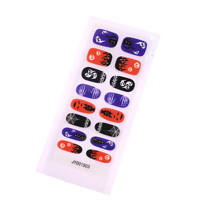 Leuchtende Halloween-Nagelkunst-Sticker