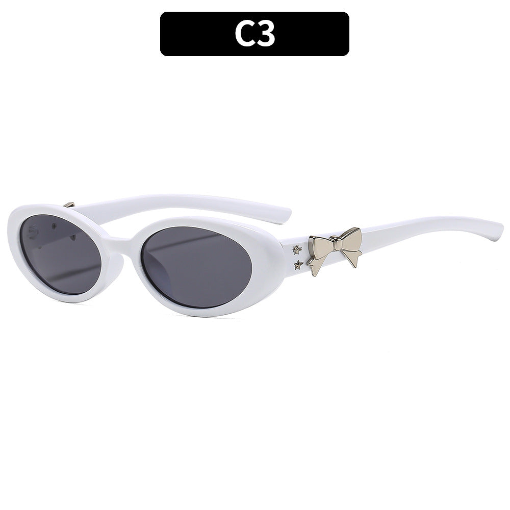 Vintage-inspirierte ovale Rahmen-Sonnenbrille