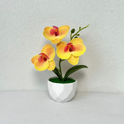 Künstliche Orchideenarrangement für dekorative Innendekoration