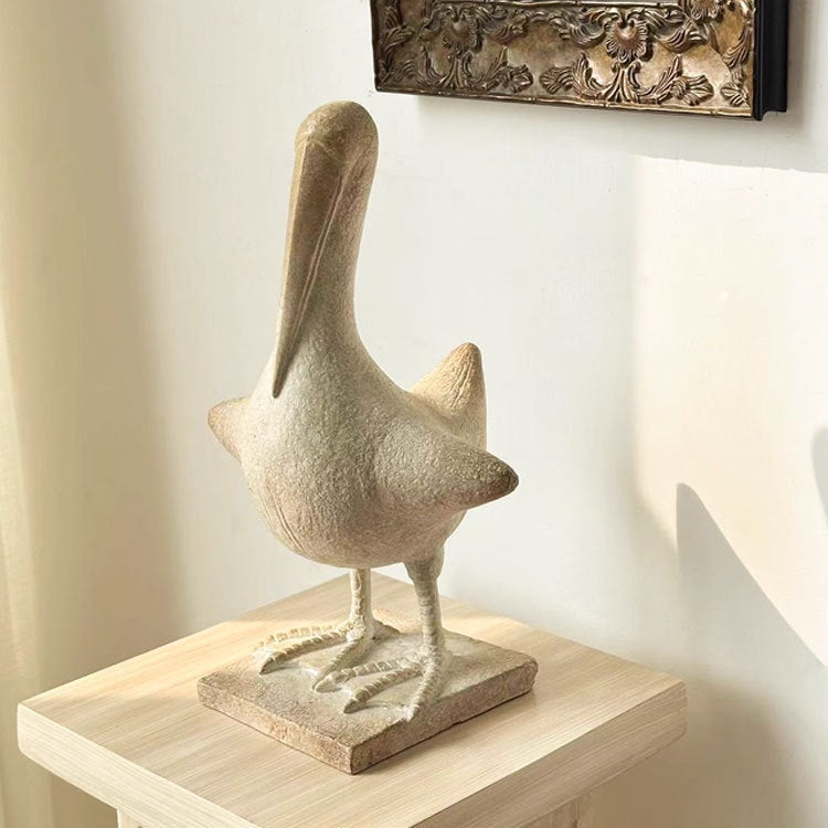 Dekorative Vogel Skulptur