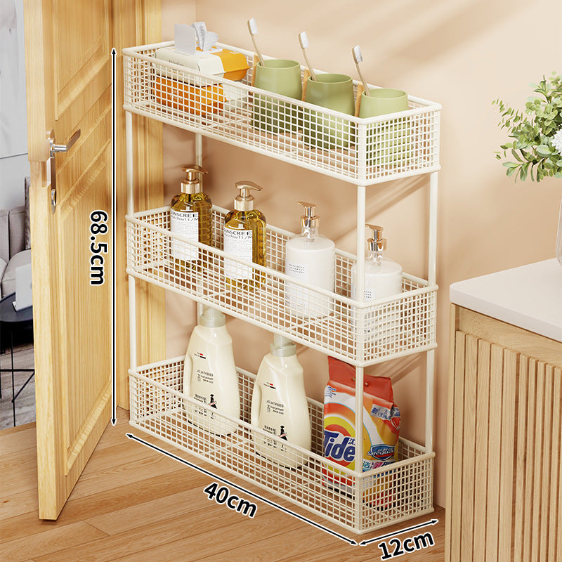 Slim Tür-Three-Tier Drahtgitter Aufbewahrungsorganisator