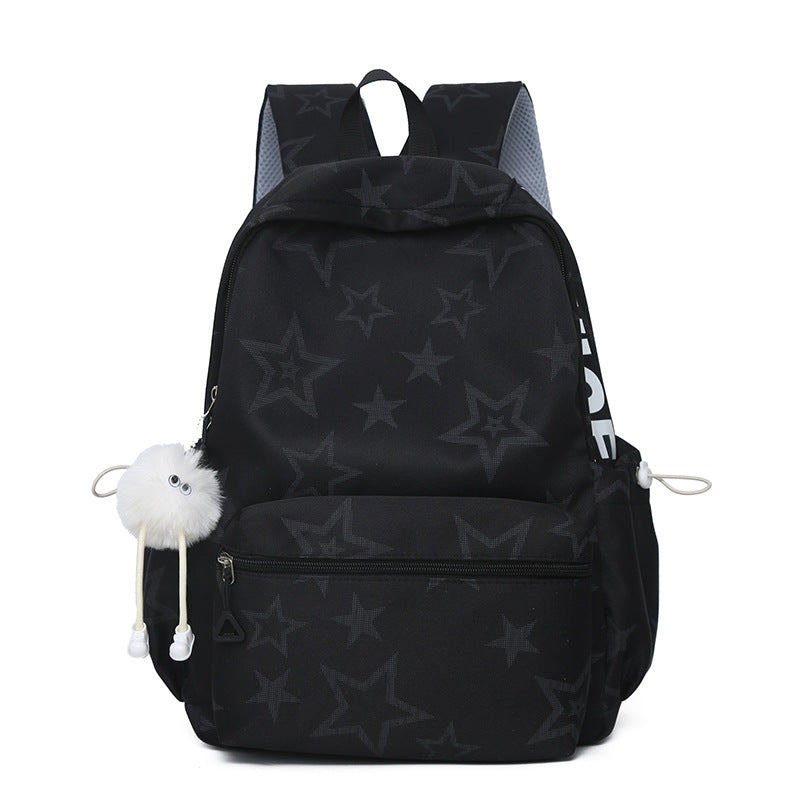Stern-Bestickter Lässiger Rucksack Brehn