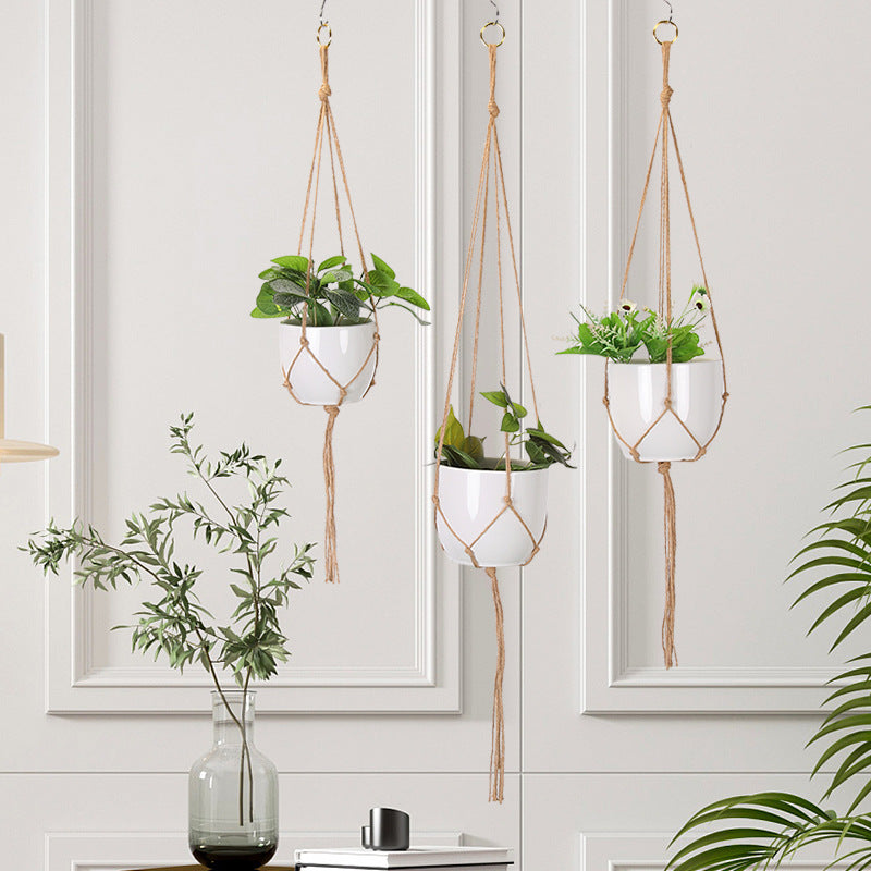 Macramé Pflanzenhalter