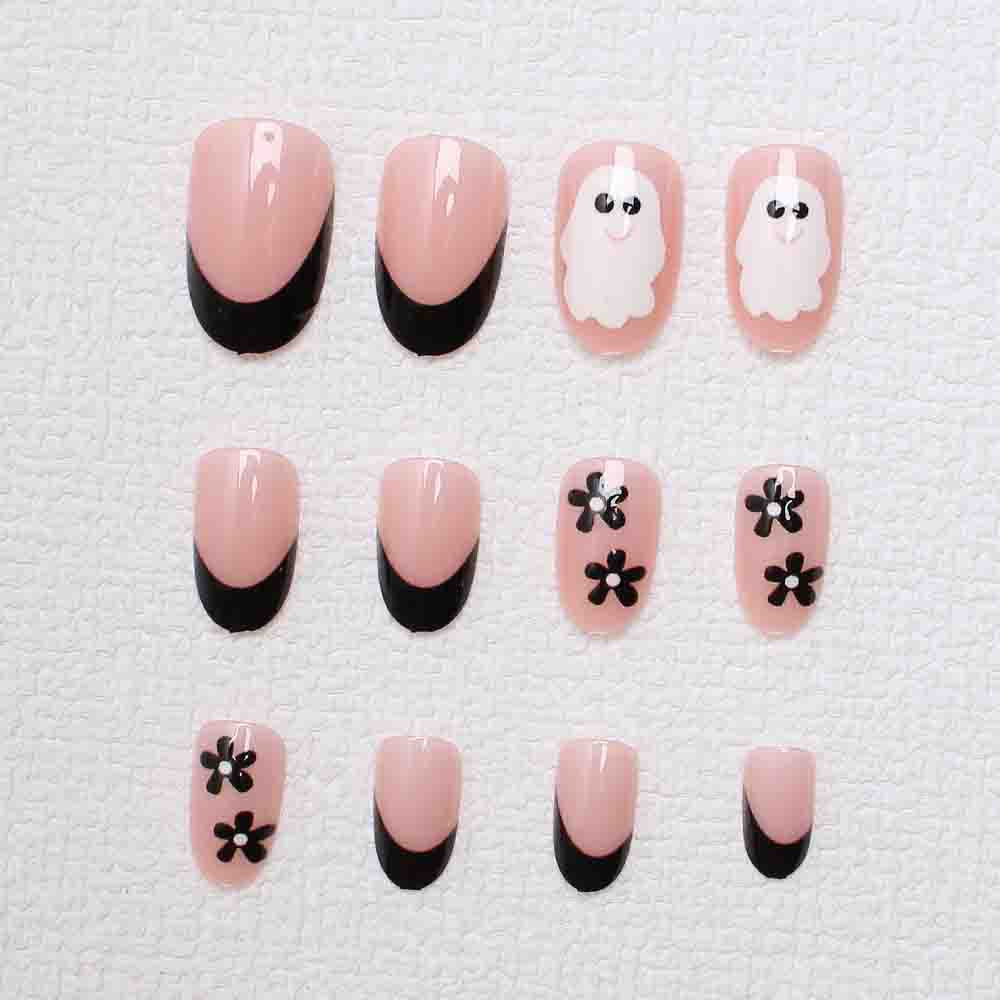 Künstlerische Halloween-Themen Presse-Nagelkunst Brehn