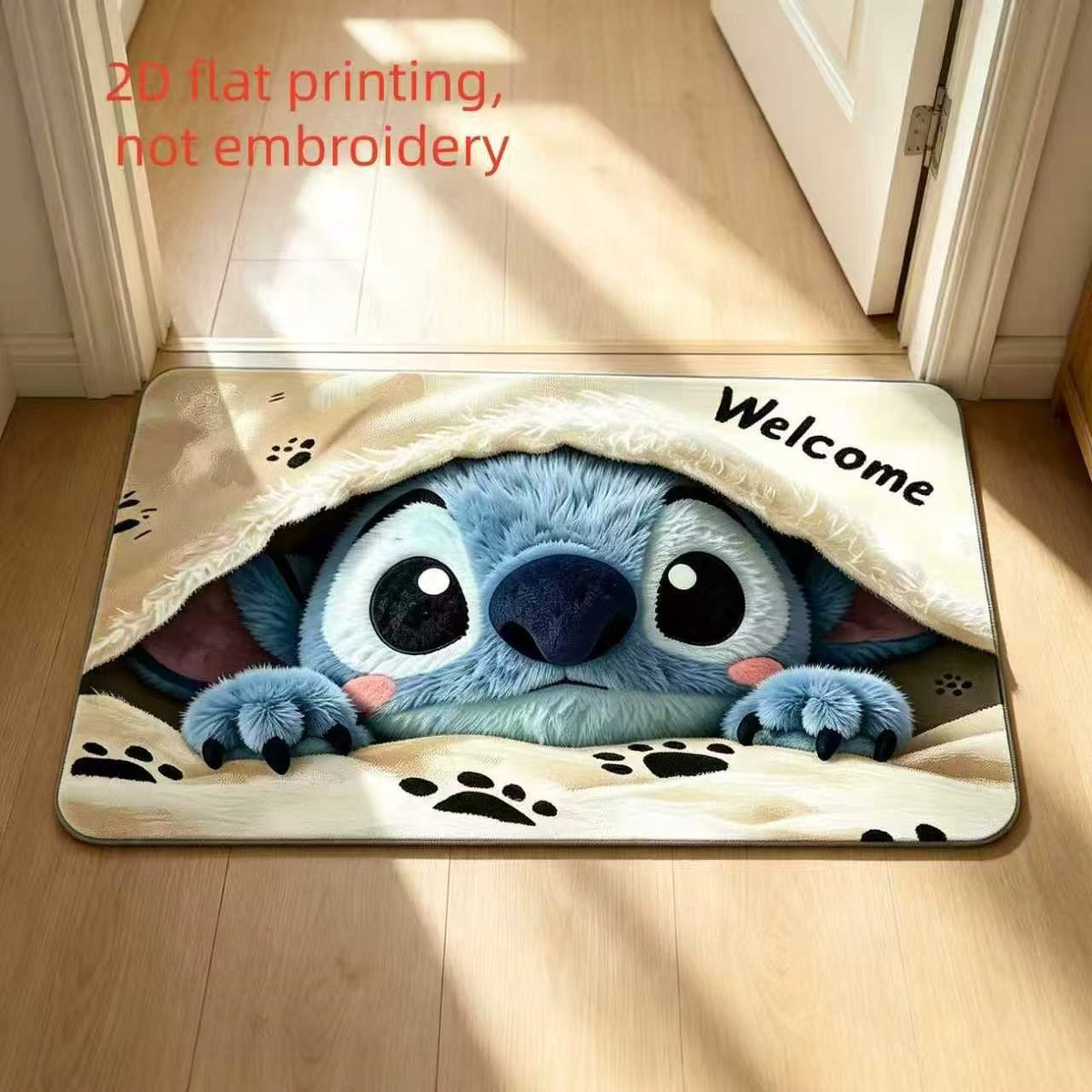 Adorable Charakter Willkommenmatte