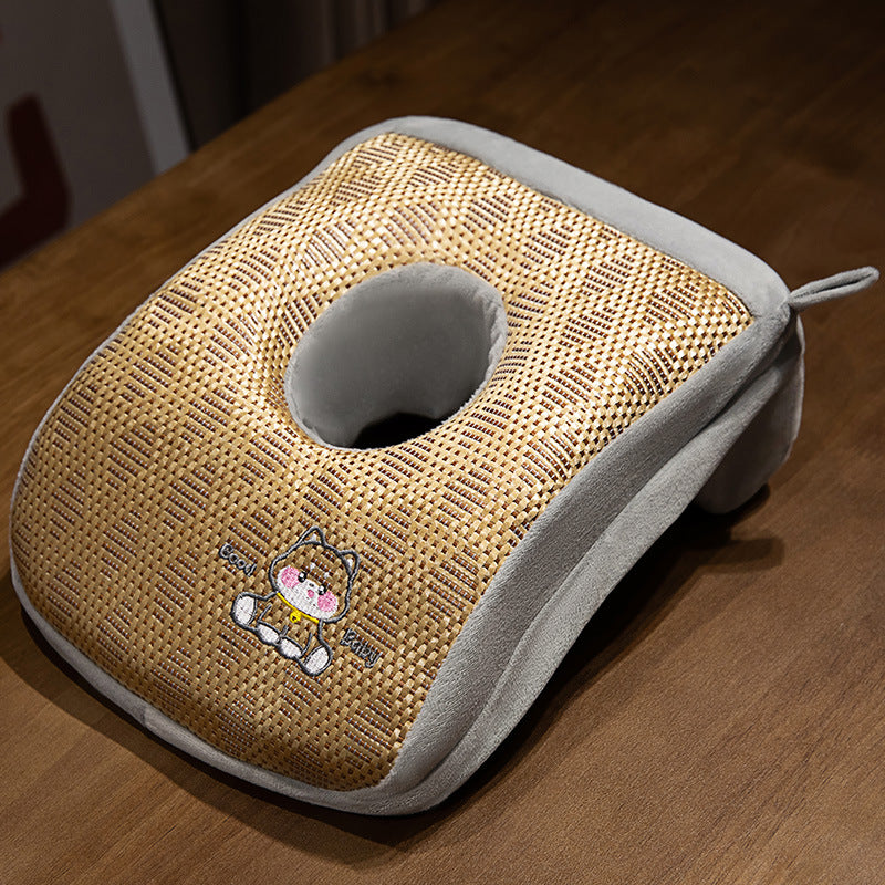 Plüsch Nackenstützkissen mit ergonomischer Aussparung Brehn